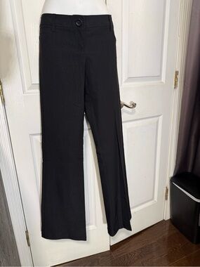 Have & Have Women’s Black Dress Pants Mid Rise Bootcut Straight Leg Size L NWOT